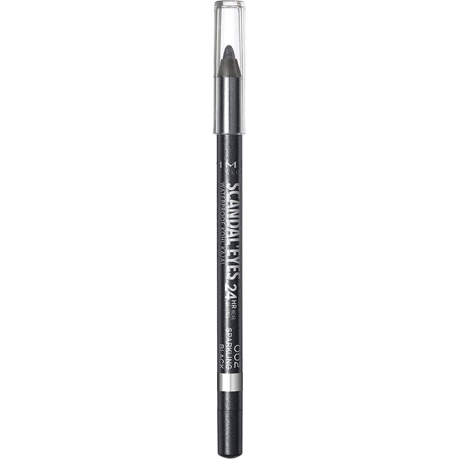 Rimmel, Scandaleyes Waterproof Khol Kajal, 002 Sparkling Black