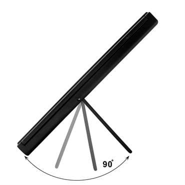 UNIQ LED Trifold Vanity Makeup Spegel - Svart