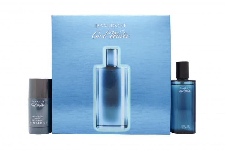 Davidoff Cool Water Gavesett 75ml EDT + 75g Deodorant Stick