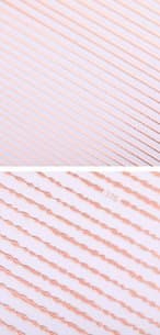 2st Nagelstickers stripes nageldekorationer - Rosé silver guld
