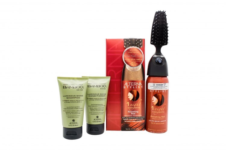 Alterna Stylist Gavesæt 90ml 1 Night Highlights in Ravish Red + 40ml Bamboo Shine Balsam + 40ml Bamboo Shine Shampoo