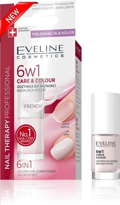 Eveline Nail Therapy 6in1 Care & Colour French