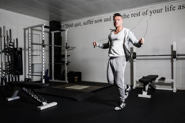 PRO Hopprep / Speedrope för crossfit, träning och fitness, svart