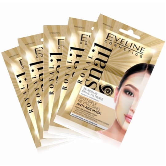 Eveline 5st*2*5ml Royal Snail Intensely Revitalising Anti-Age Mask