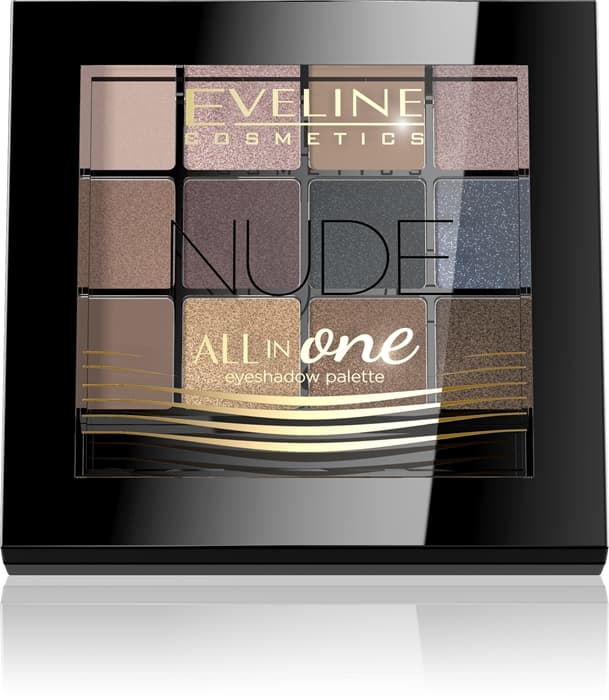 Eveline Eyeshadow Palette All In One 12 Colors Nude