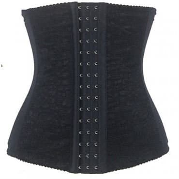 Klassisk Træningskorset / Waist Trainer - Sort