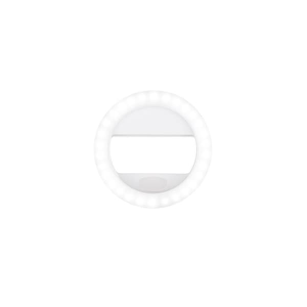 Selfie LED light ring til Apple / Android smartphones