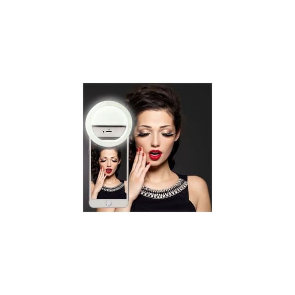 Selfie LED light ring til Apple / Android smartphones