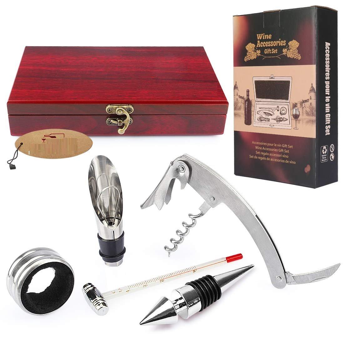 Viini asettaa - Halpa Gift Box puuhun - 5 sarjaa