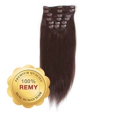 Remy Clip-on Hiustenpidennykset #4 Suklaanruskea 40 cm