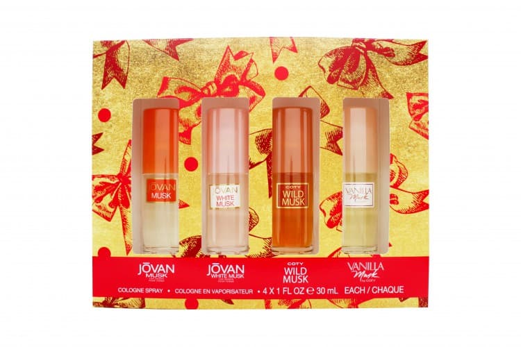 Jovan Woman Gavesett 30ml White Musk EDC + 30ml Wild Musk EDC + 30ml Musk EDC + 30ml Vanilla Musk