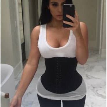 Klassisk Træningskorset / Waist Trainer - Sort
