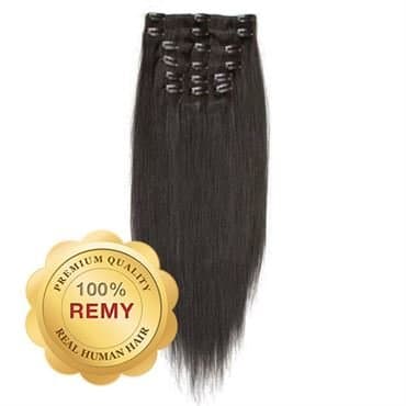 Remy Clip-on Hiustenpidennykset #1B Syvämusta 40 cm