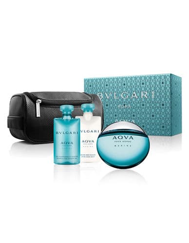 BVLGARI Aqva Pour Homme Marine Pouch Set
