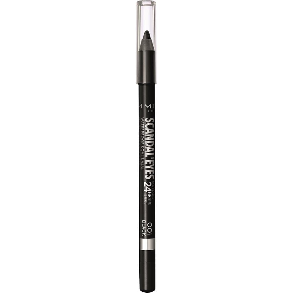 Rimmel, Scandaleyes Waterproof Khol Kajal, 001 Black