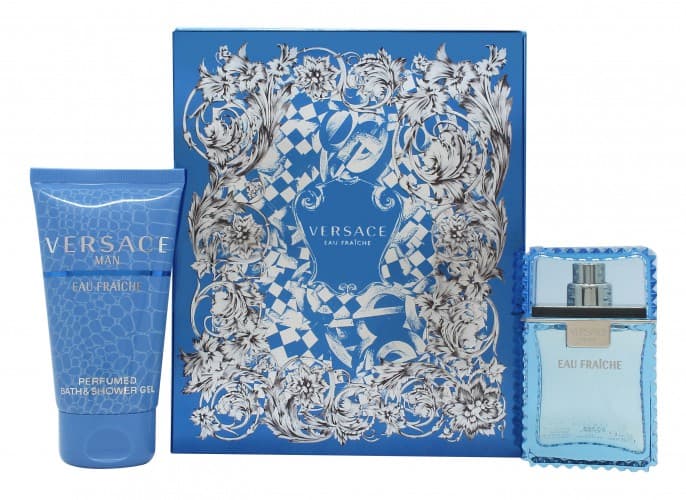Versace Man Eau Fraiche Gavesett 30ml EDT + 50ml Shower Gel