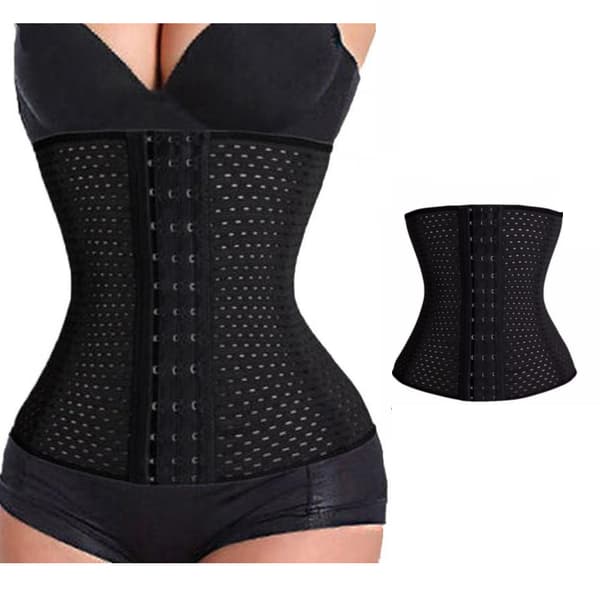 Elastisk WaistTrainer- Svart, storlek: M