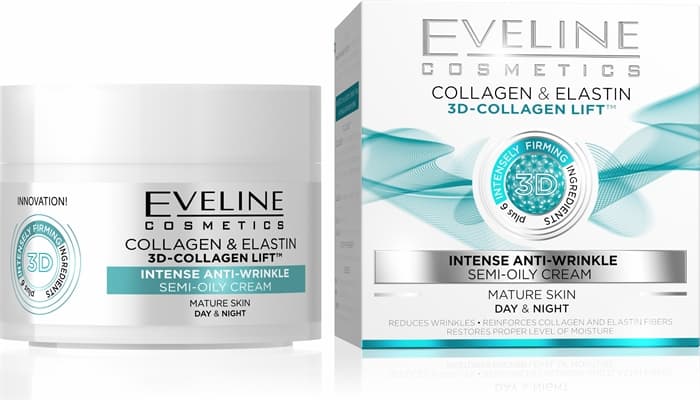 Eveline 3D-Collagen Lift Intense Anti-Wrinkle Day&Night Cream