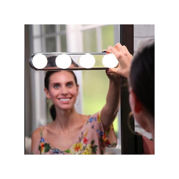 StudieLight Hollywood Makeuplys med sugekop til spejl, ledningsfri