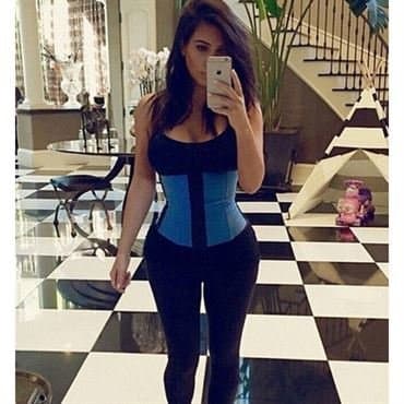 AVA® Waist Trainer Latex - Blå