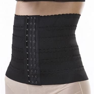 Klassisk Træningskorset / Waist Trainer - Sort