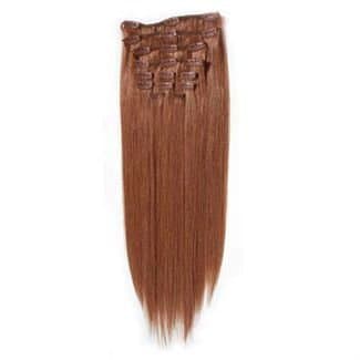 Remy Clip-on Löshår #33 Röd 50 cm