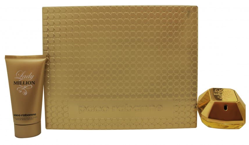 Paco Rabanne Lady Million Gift Set 50ml EDP + 75ml Body Lotion
