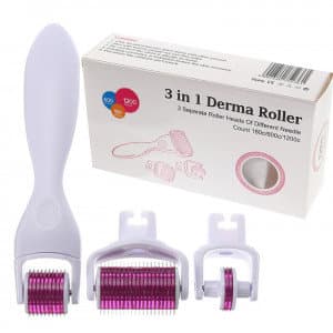 Dermaroller set (3 i 1 för ansikte, ögon och kropp)