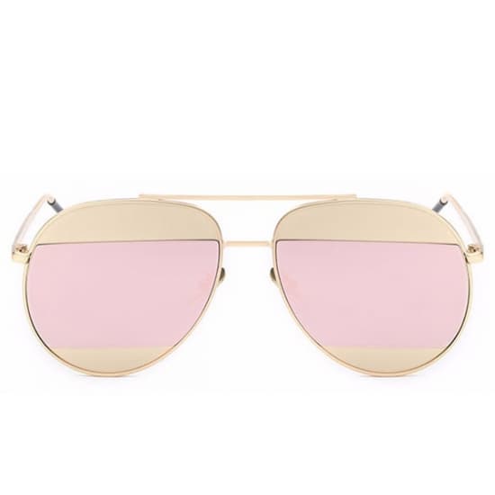Solglasögon Pilot Frame - Gold Pink