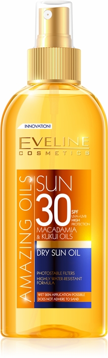 Eveline Sololja Amazing Oils Macadamia And Kukui Oils SPF 30