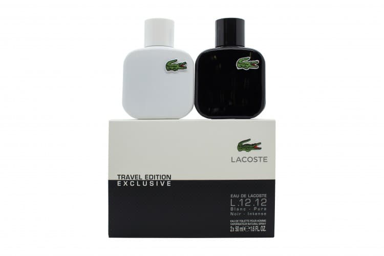 Lacoste Eau de Lacoste L.12.12 Gavesett 50ml EDT Blanc + 50ml EDT Noir