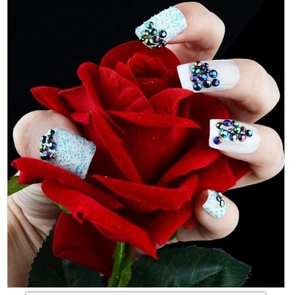 Rhinestone Black 4 størrelser