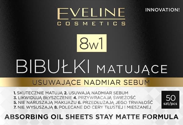 Eveline Absorbing Oil Sheets 8 in1