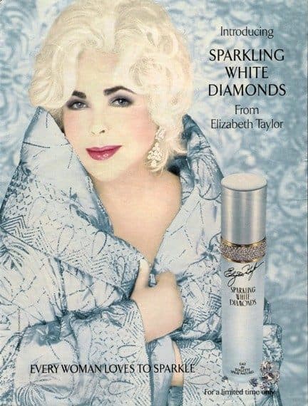Elizabeth Taylor Sparkling White Diamonds edt 100ml