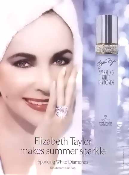 Elizabeth Taylor Sparkling White Diamonds edt 100ml