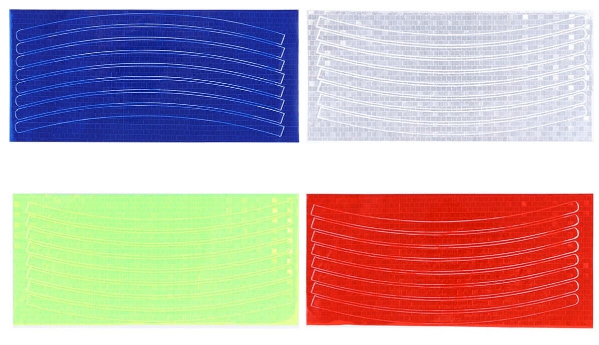 5 ark med Reflexstripes till cykeln