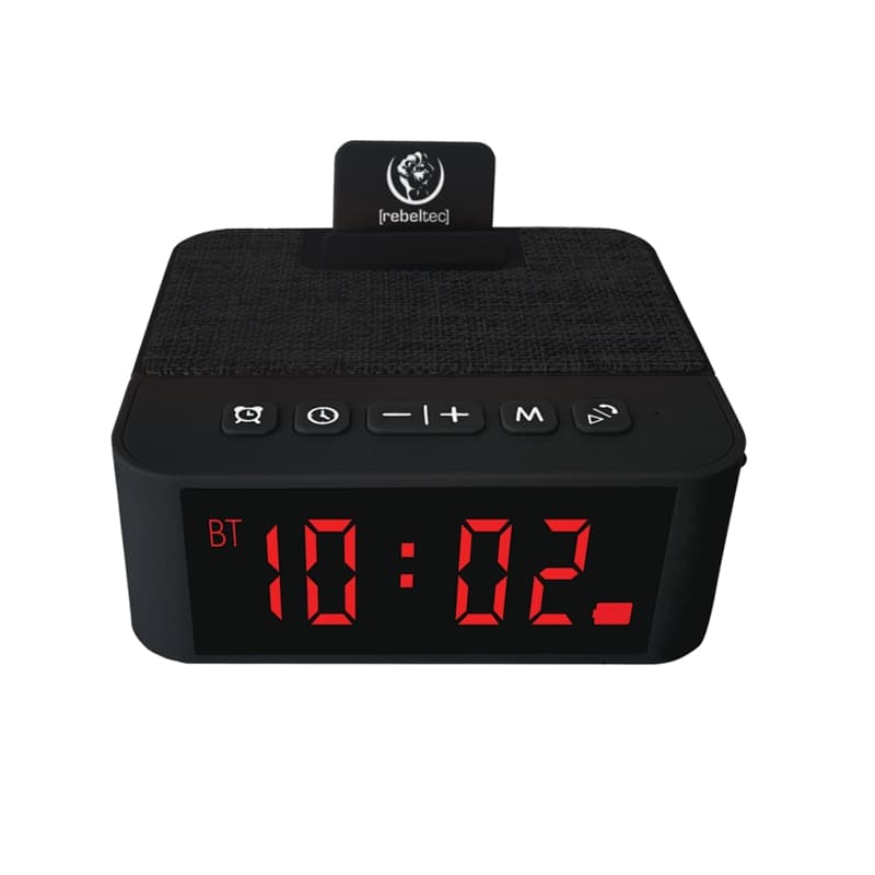 Rebeltec SoundClock 120 Högtalare med Alarm, Svart