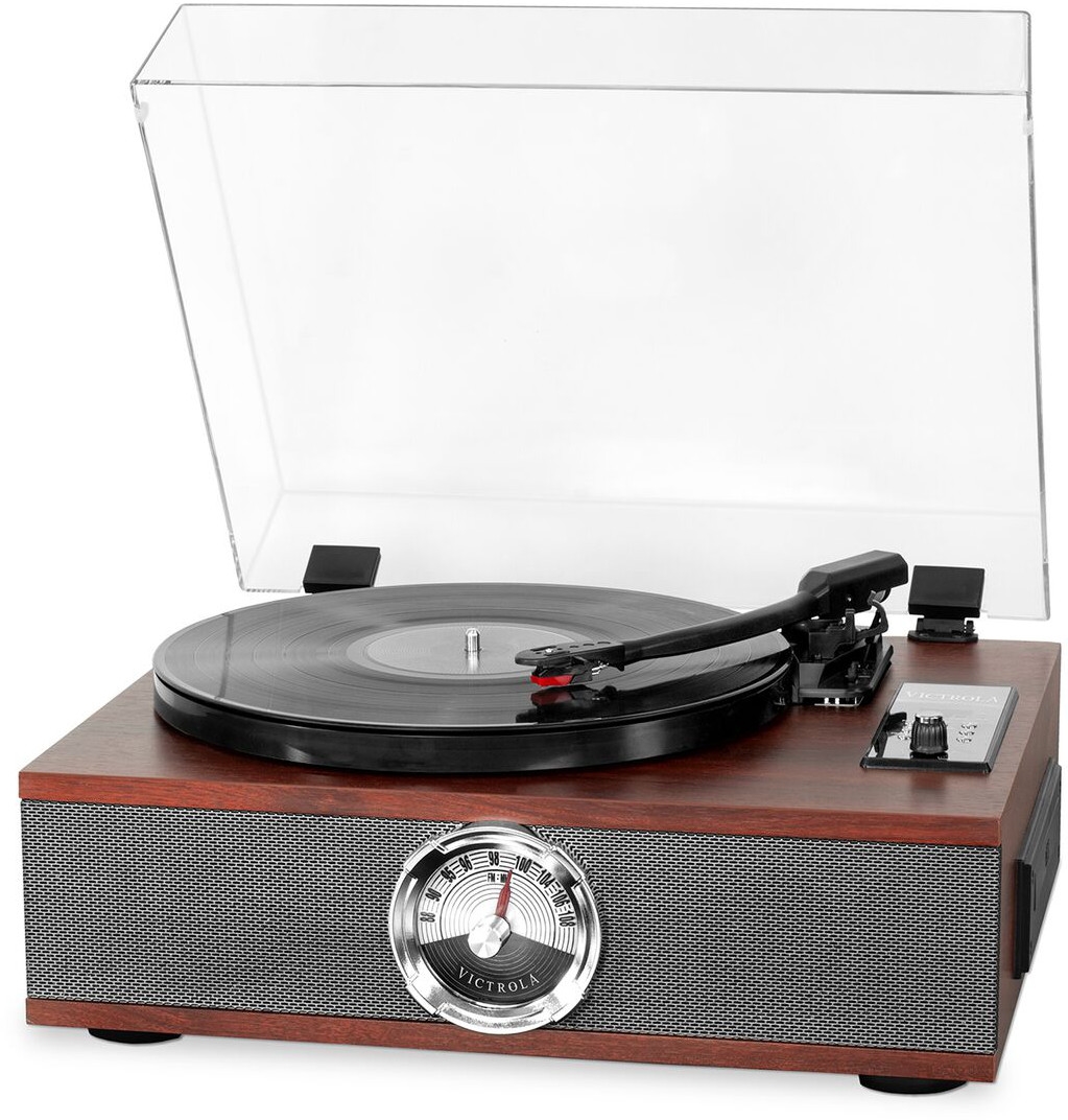 Victrola Park Avenue Music Ctr Mahogany