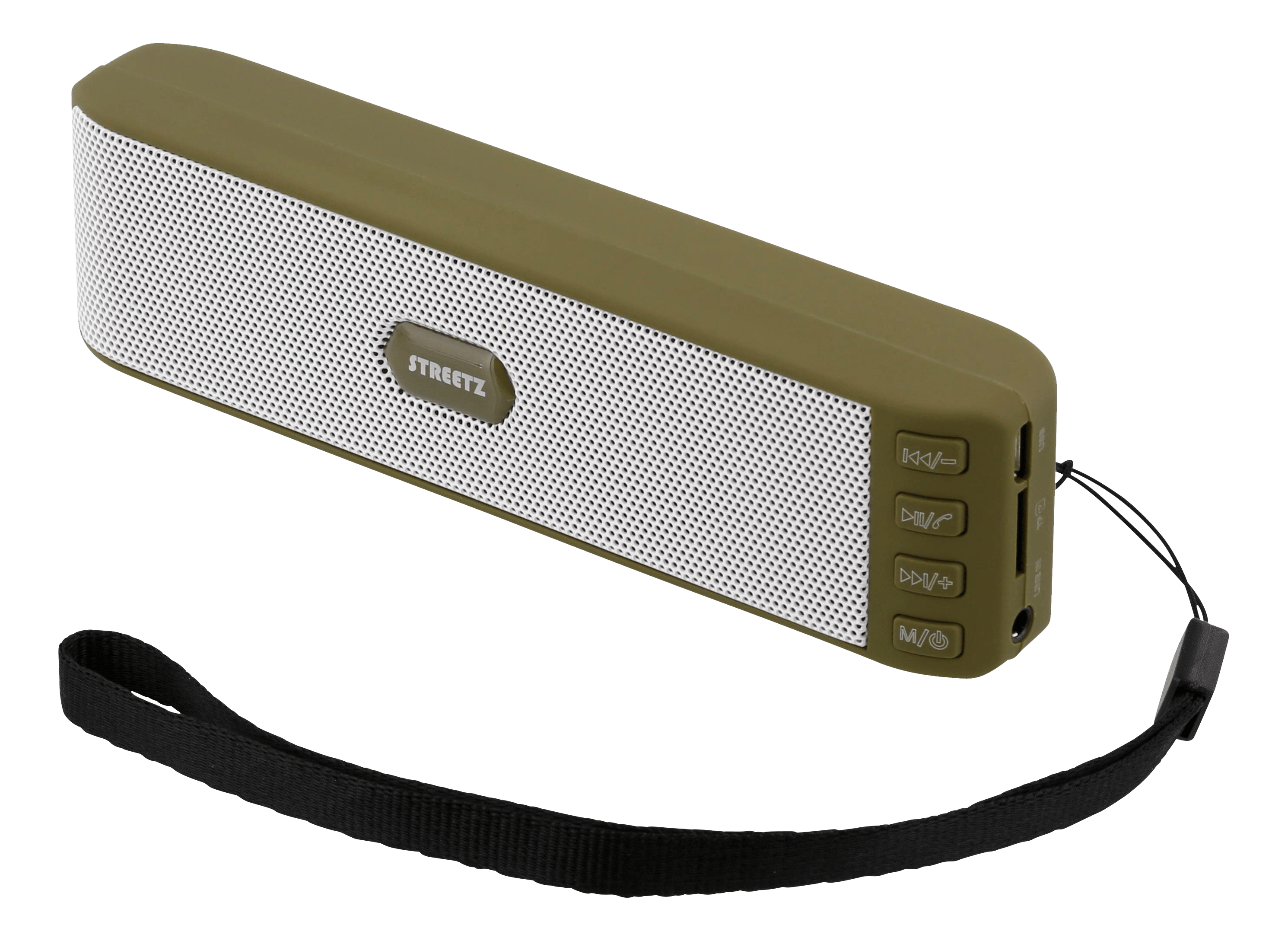 STREETZ Bluetooth speaker V2.1 + EDR, 3h, 10m, microSD, radio, green