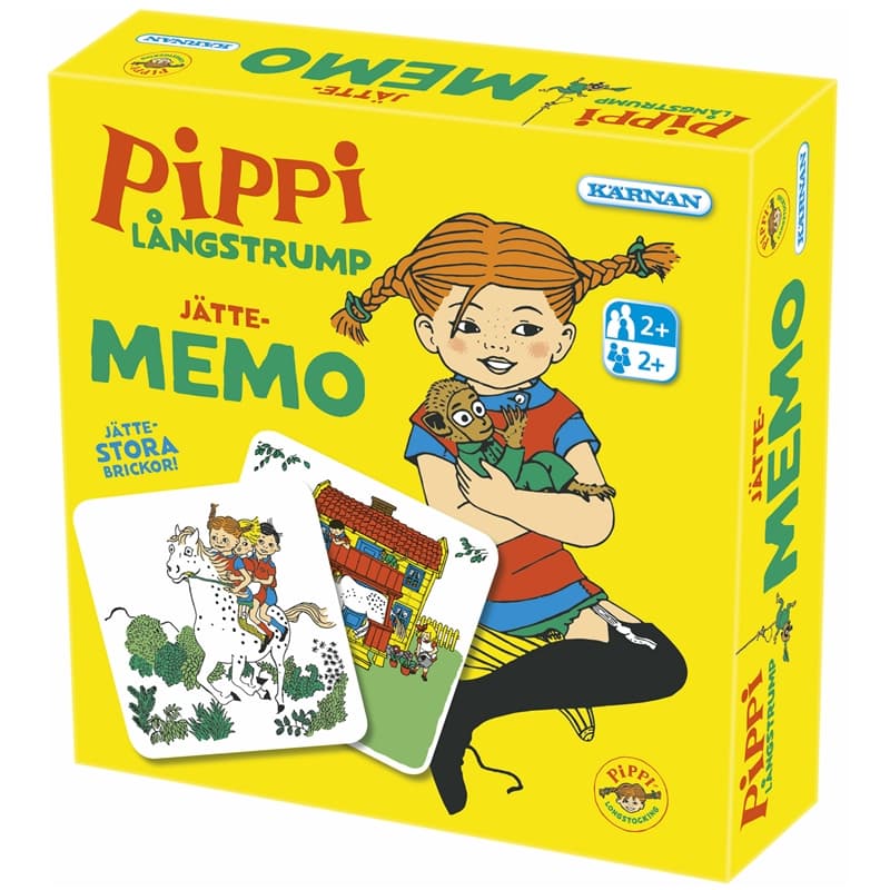 Kärnan Jättememo Pippi Långstrump