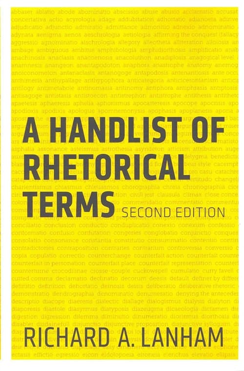 A Handlist of Rhetorical Terms