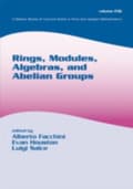 Miniatyrbild 1 av 2: Rings, Modules, Algebras, and Abelian Groups