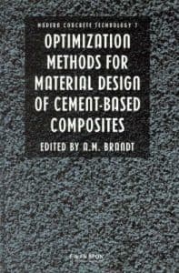 Optimization Methods for Material Design of Cement-based Composites