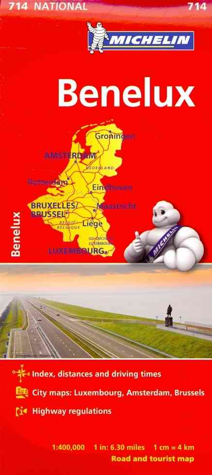 Benelux - Michelin National Map 714