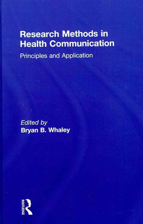 Research Methods in Health Communication