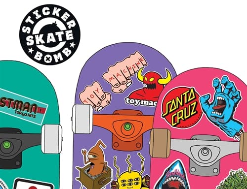 Stickerbomb Skate
