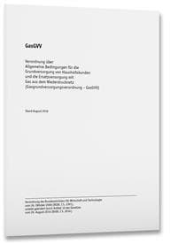 GasGVV - Gasgrundversorgungsverordnung