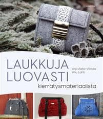 Laukkuja luovasti kierrätysmateriaalista