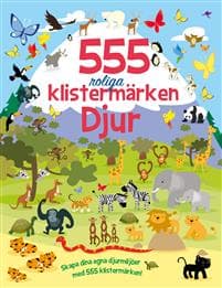 555 roliga klistermärken : Djur