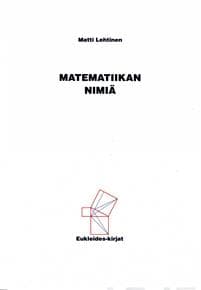 Matematiikan nimiä